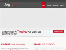 Tablet Screenshot of jayautomobiles.com